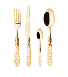 Bugatti Panther Goldivory 24Pc cutlery set - British product