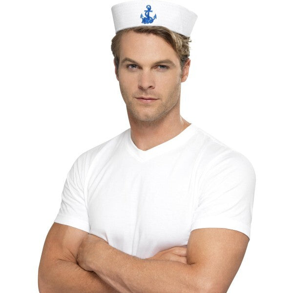 Smiffys US Sailor Doughboy hat white - British brand