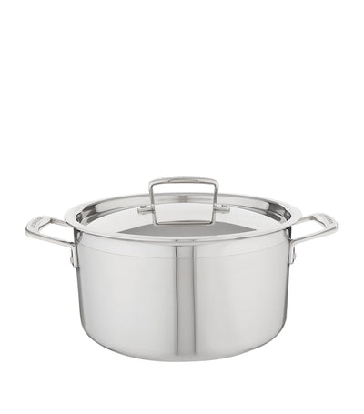 Harrods 3-Ply Stainless Steel Casserole Pan 24cm- Buy online at McGrocer
