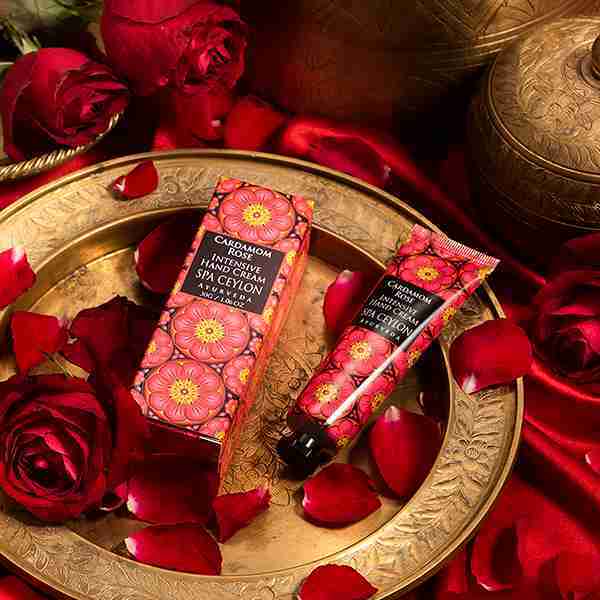 SPA CEYLON Cardamom Rose hand cream 30g, imported from the UK