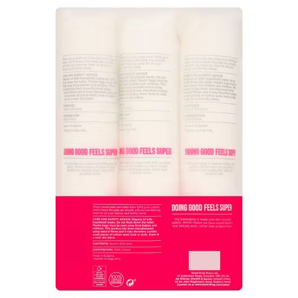 Superdrug Cotton Wool Pads 6 Month supply (British brand)