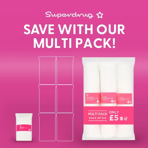 Superdrug Cotton Wool Pads 6 Month supply (British brand)