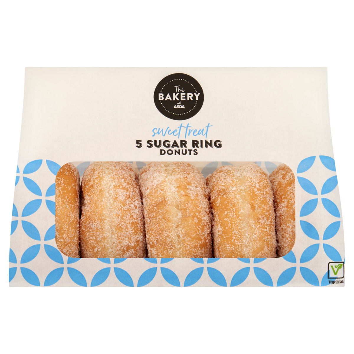 ASDA sugar ring donuts pack of 5 (British brand)