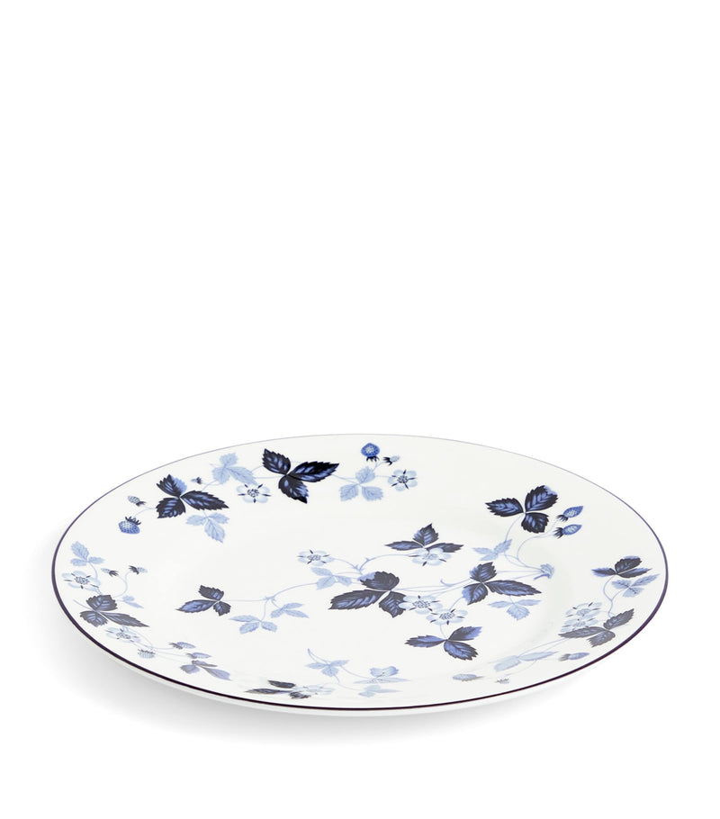Wedgwood Wild Strawberry Inky Blue fine bone china side plate 20.5cm (British brand)