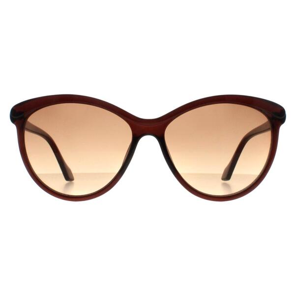 Calvin Klein women sunglasses cat eye brown gradient - British product