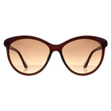 Calvin Klein women sunglasses cat eye brown gradient - British product