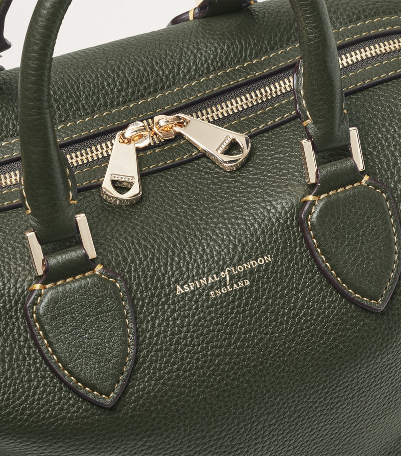 Aspinal Of London leather midi Hudson bowling bag, UK version