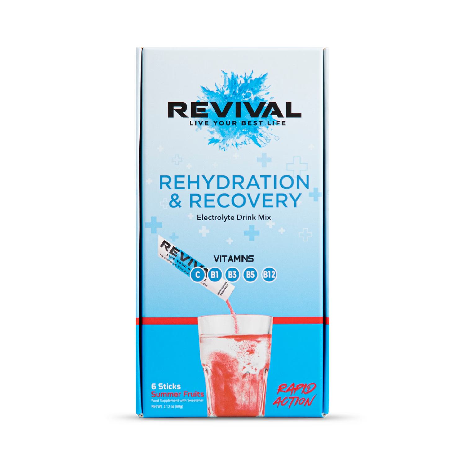 Revival hydration powder summer fruits 6 pack (British brand)