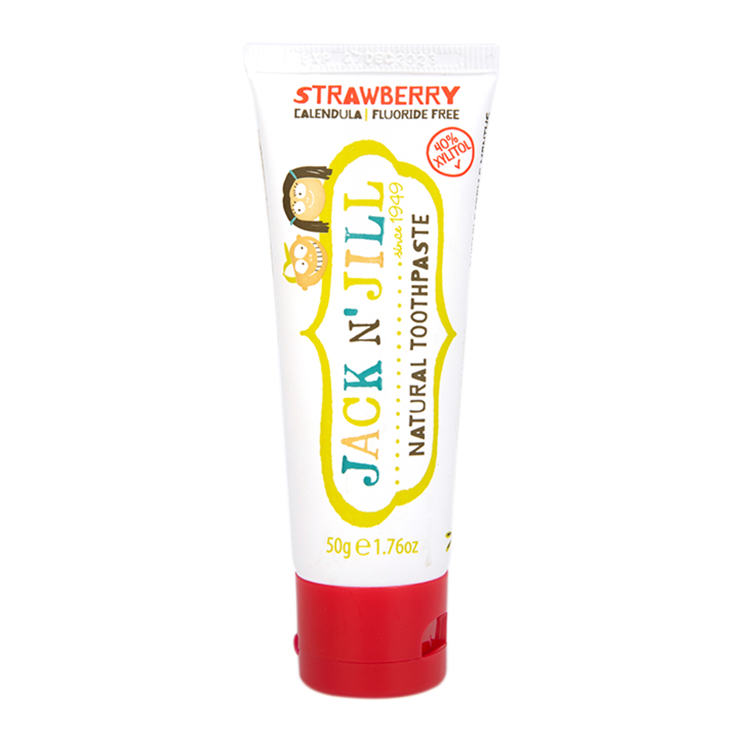 Jack N' Jill Natural Toothpaste Organic Banana 50g - Strawberry