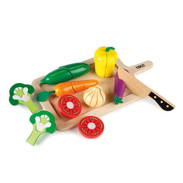 Tidlo Wooden Cutting Vegetables Set GOODS Superdrug   