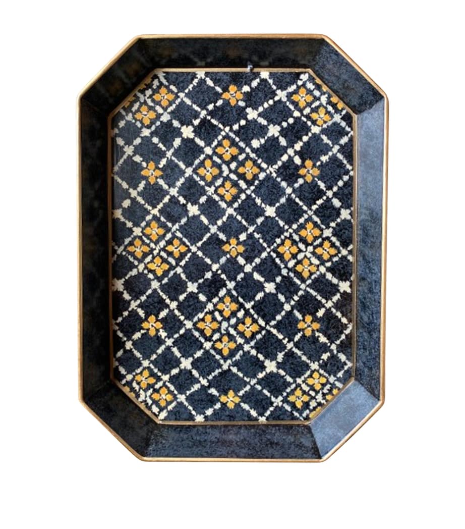 Les Ottomans iron mosaic tray 43cm x 30cm, UK version