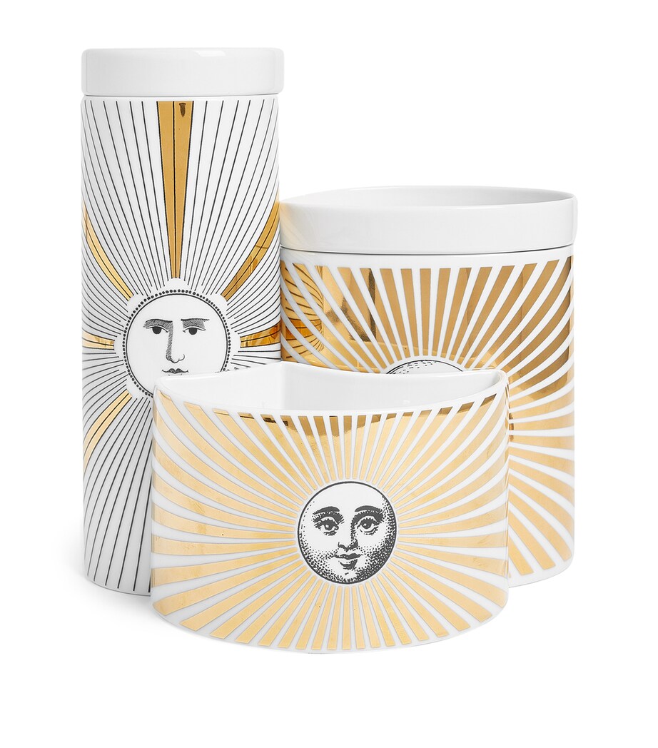 Fornasetti Soli candles set of 3 2.35kg - British product
