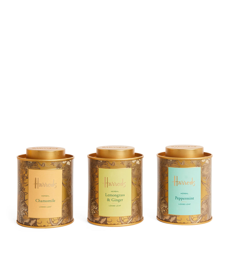 Harrods herbal loose leaf tea selection 95g - British product