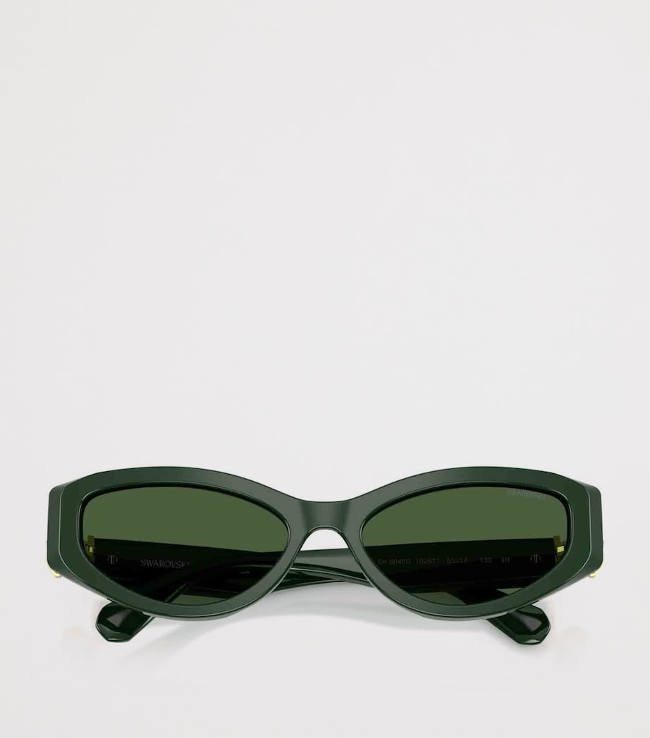 Swarovski cat eye sunglasses with crystal accents, UK version