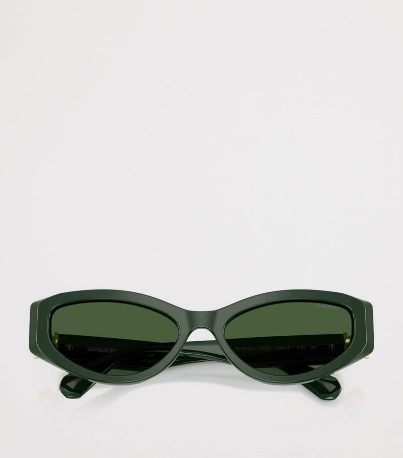 Swarovski cat eye sunglasses with crystal accents, UK version