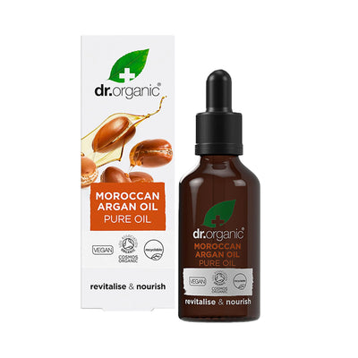 Holland & Barrett Dr Organic Moroccan Argan Oil Hair Oil 50ml- Buy online at McGrocer