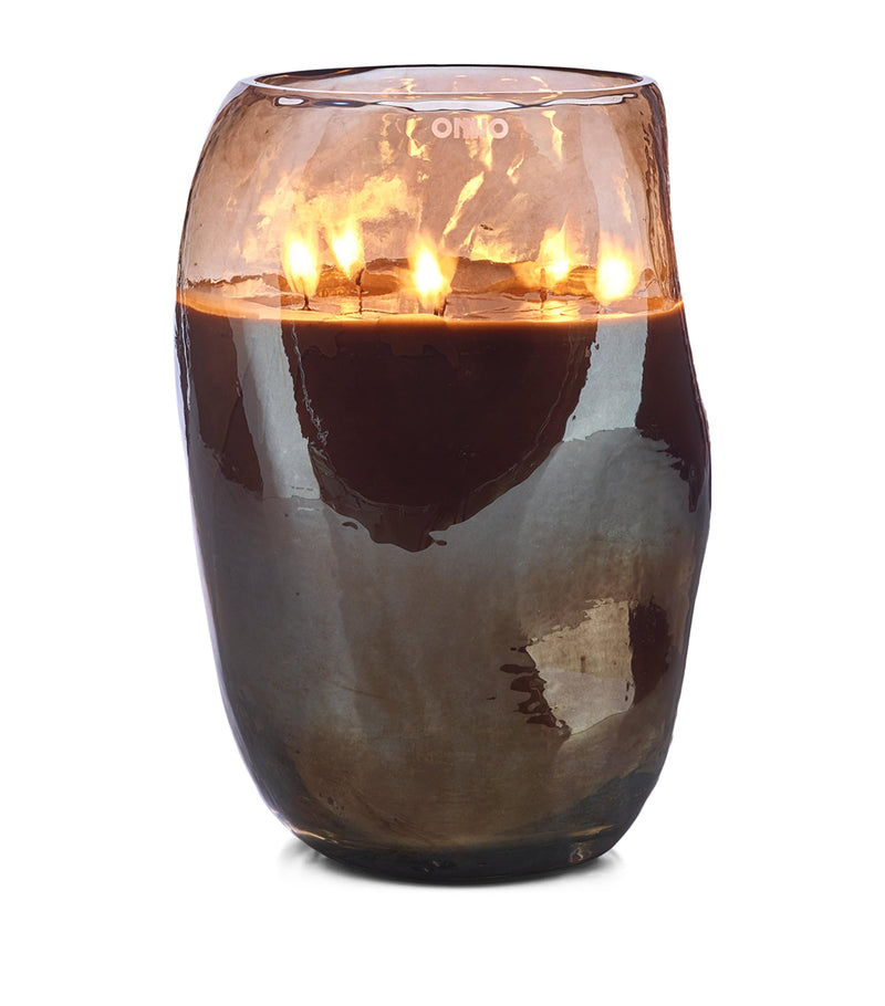 Onno Extra Large Sage Cape Champagne candle, imported from the UK