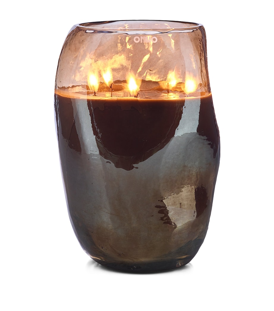 Onno Extra Large Sage Cape Champagne candle, imported from the UK