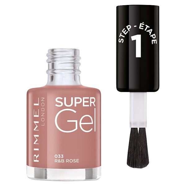 Rimmel Super Gel Nail Polish - 033 R&B Rose GOODS Superdrug   