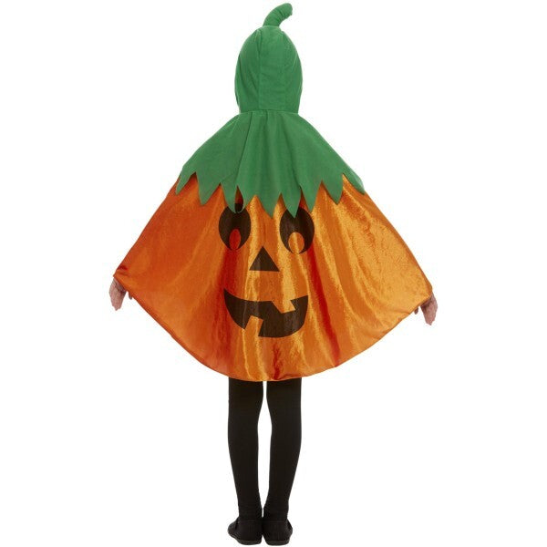 Smiffys Pumpkin Hooded Cape Halloween outfit, imported from the UK