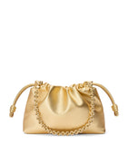LOEWE medium metallic leather Flamenco purse, imported from the UK