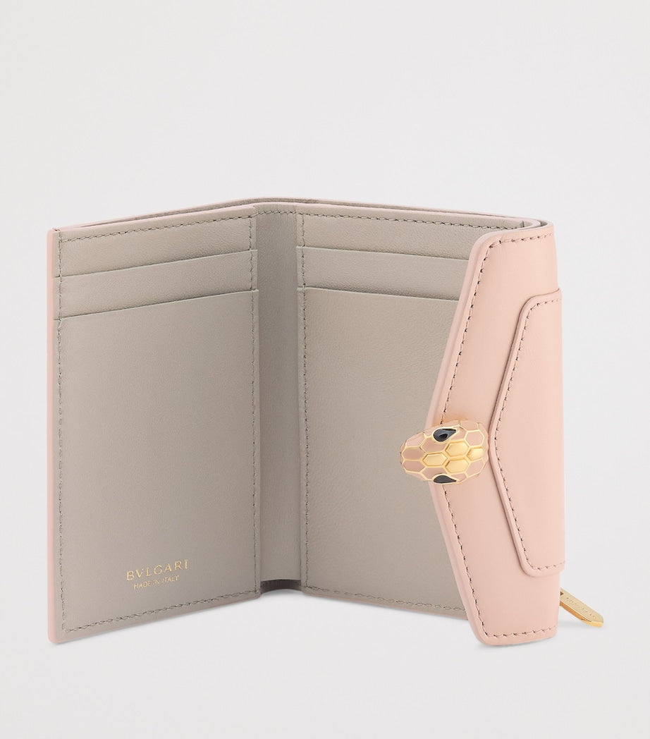 Bvlgari Serpenti Forever compact wallet in calfskin, UK version