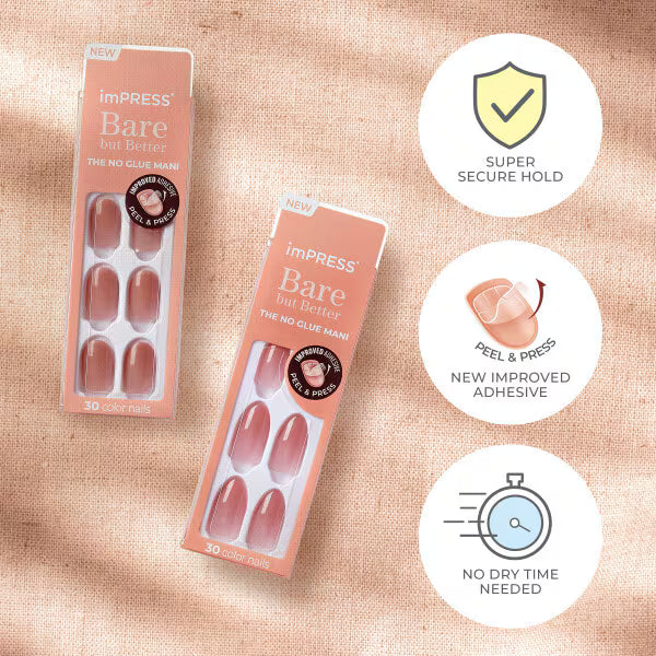 Kiss Impress colour nails serenity set of 30, UK version