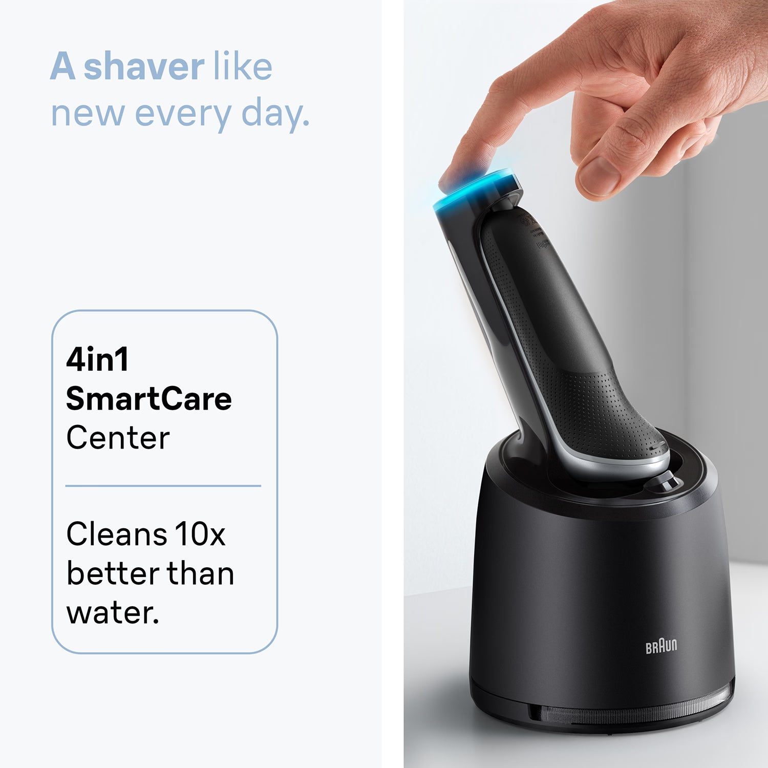 Braun Series 6 electric shaver Silver - British product