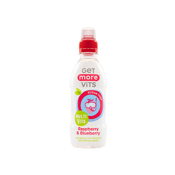 Get More Vits Multivits Kids Raspberry & Blueberry 12x330ml GOODS Superdrug   