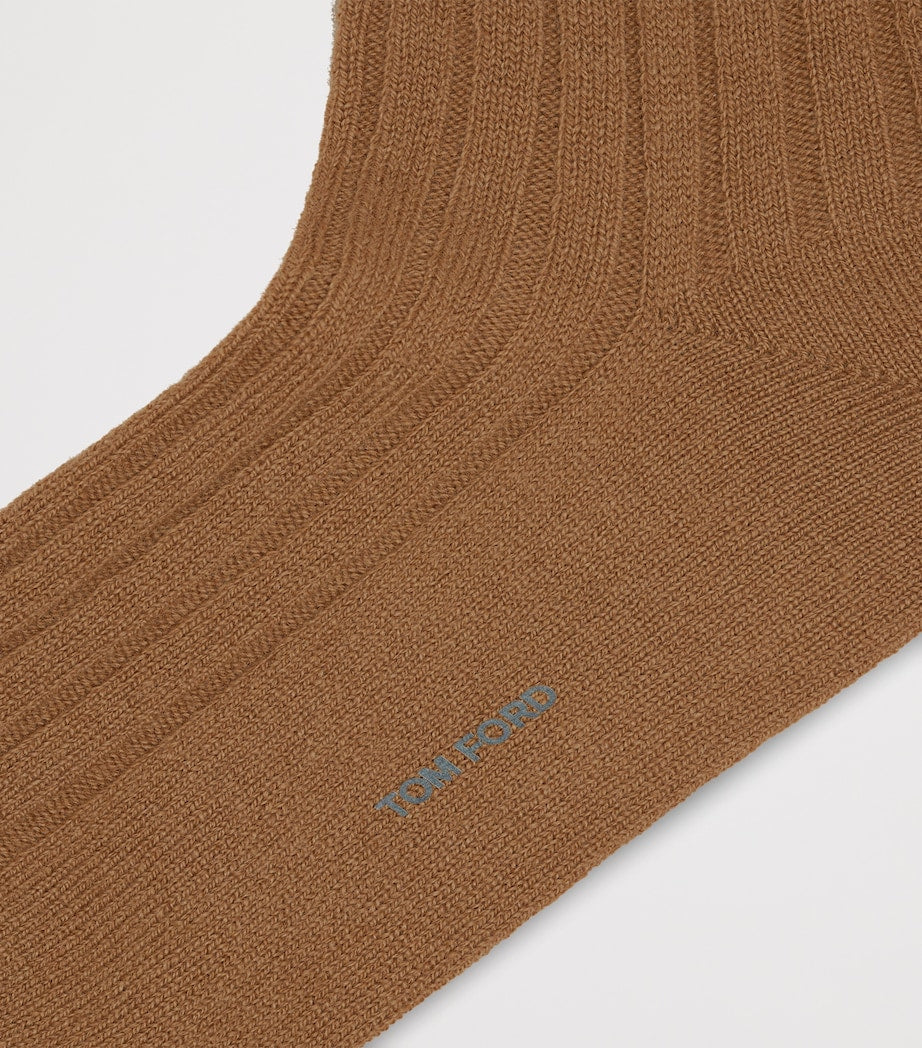 TOM FORD 15-gauge cashmere blend socks (British brand)