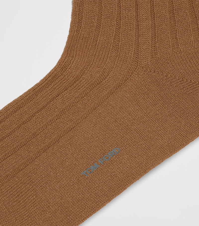 TOM FORD 15-gauge cashmere blend socks (British brand)