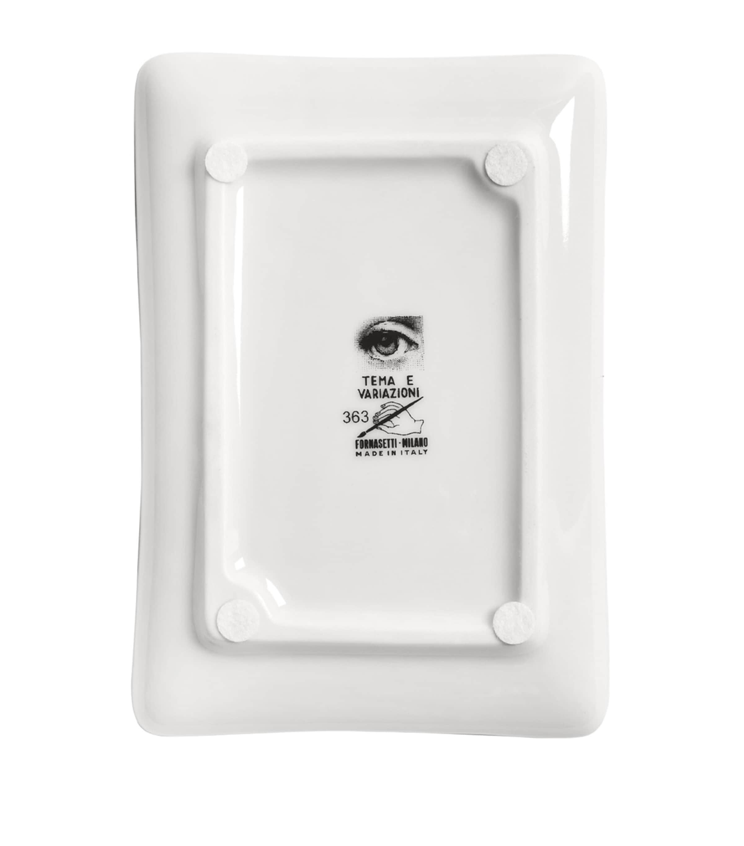Fornasetti Tema e Variazioni ashtray 10cm x 16cm - British product