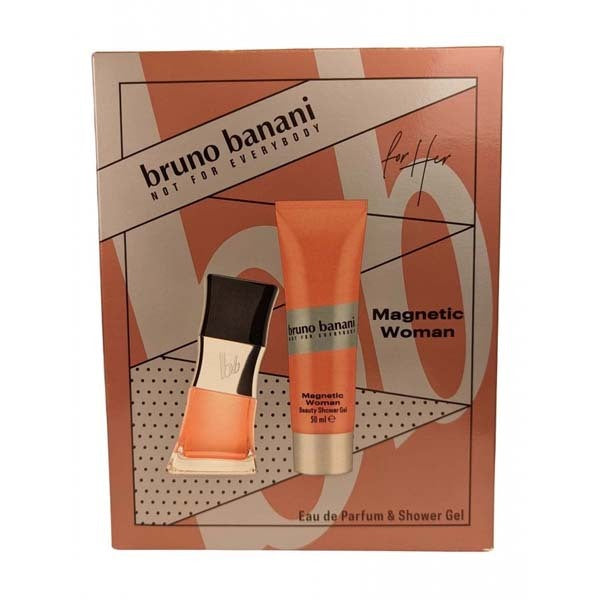 Bruno Banani Magnetic Woman gift set EDP 30ml shower gel 50ml - British product