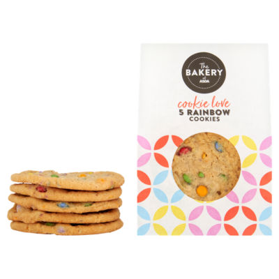 ASDA rainbow cookies 5pk 200g - British product