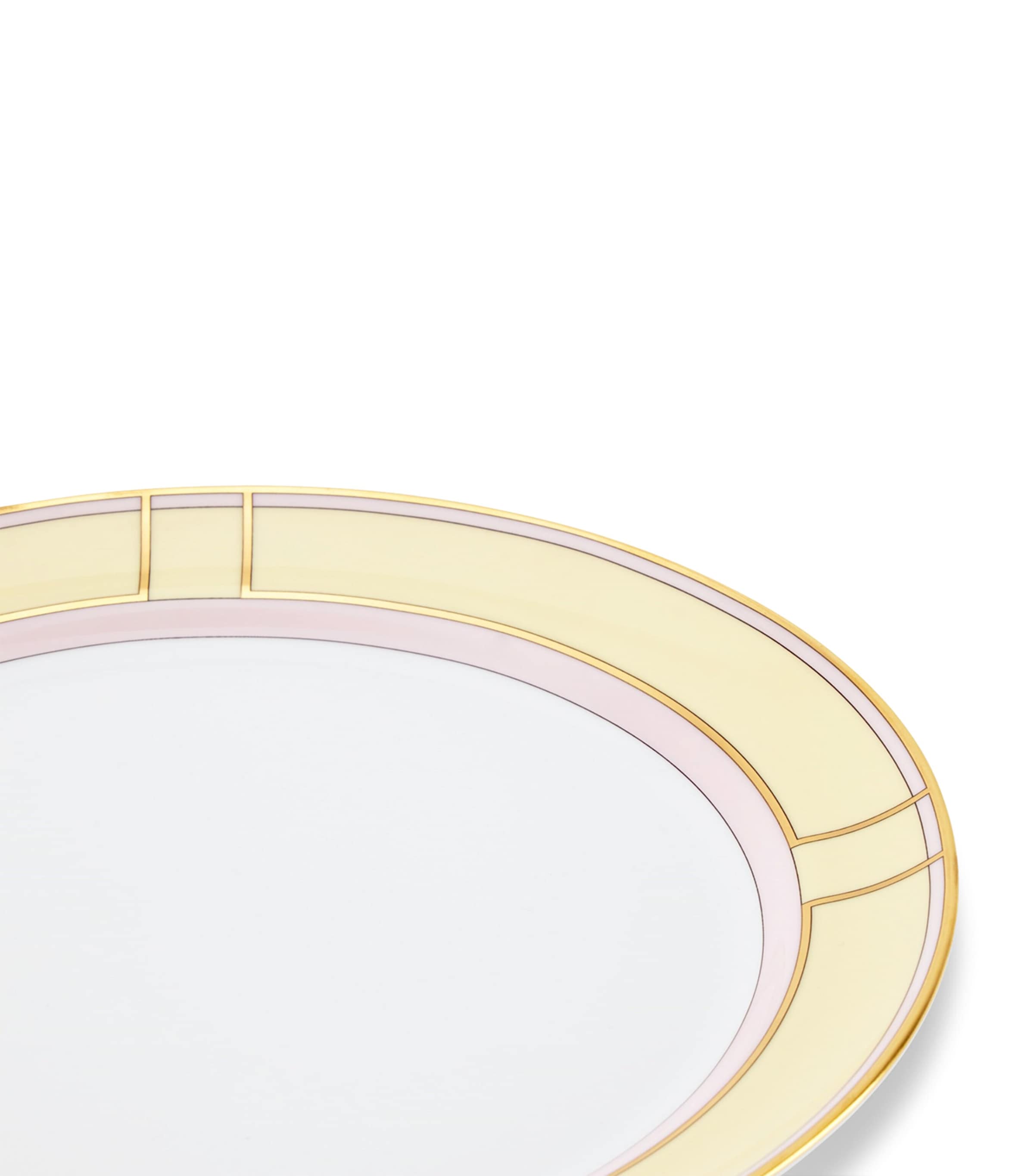 GINORI 1735 Porcelain Dinner Plate Giallo 27cm, UK version