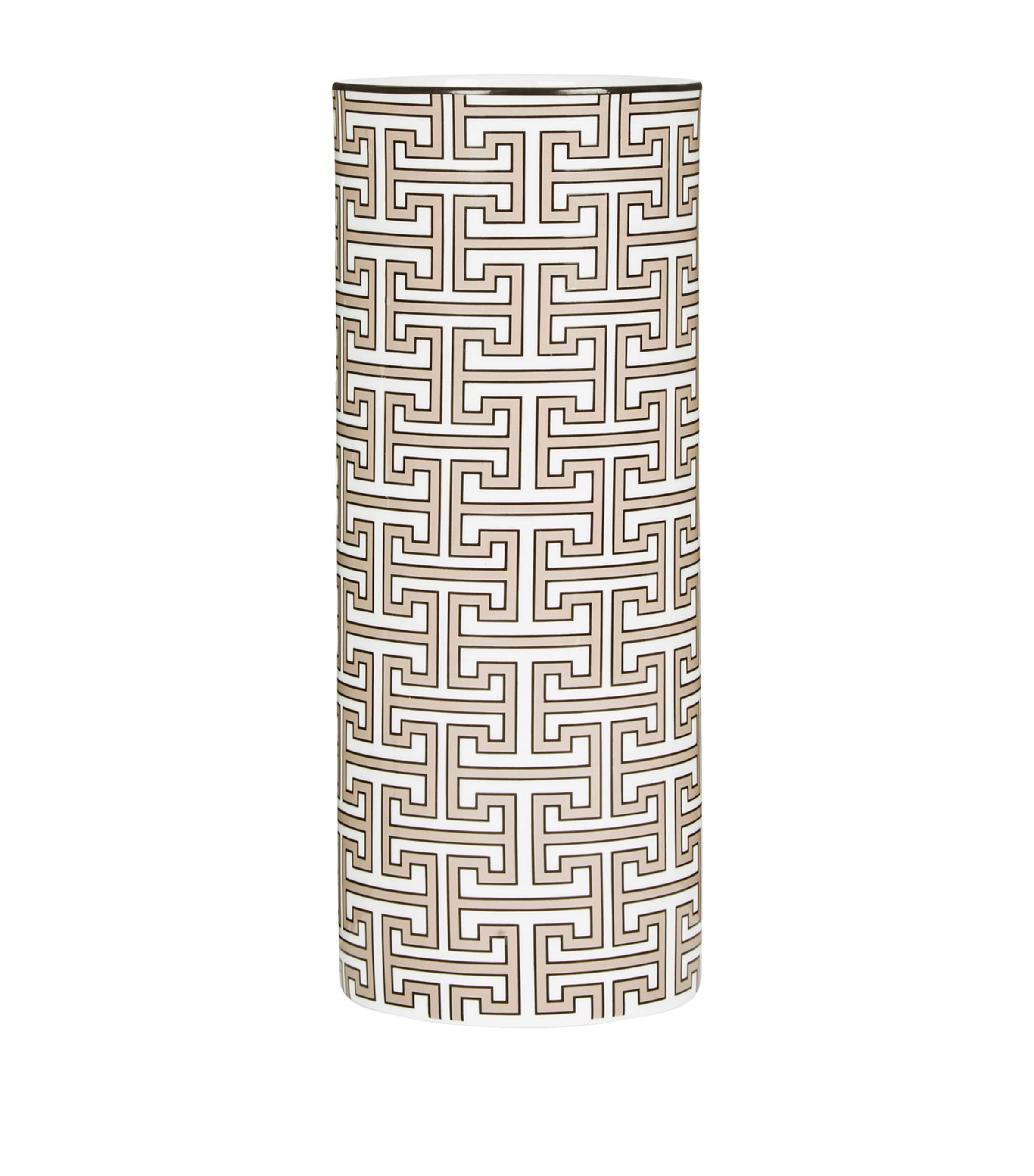 O.W.London Tall Bone China Maze Vase 22.5cm, imported from the UK