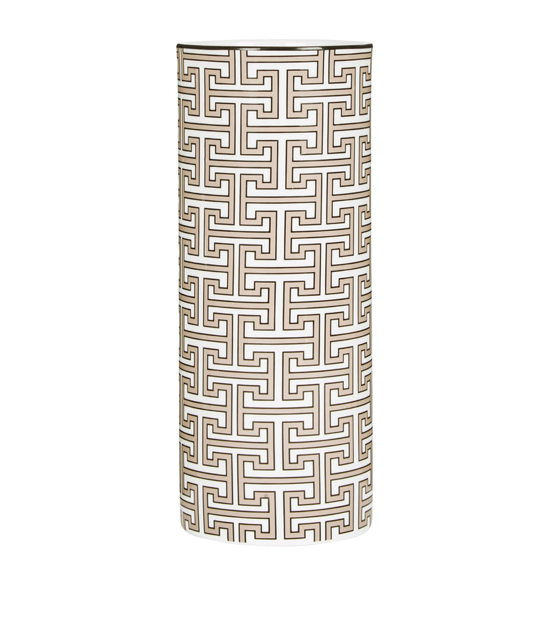 O.W.London Tall Bone China Maze Vase 22.5cm, imported from the UK