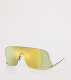 LOEWE Square One-Piece Sunglasses with metallic accents, imported from the UK