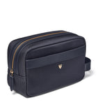 Aspinal Of London logo-detail wash bag - British product