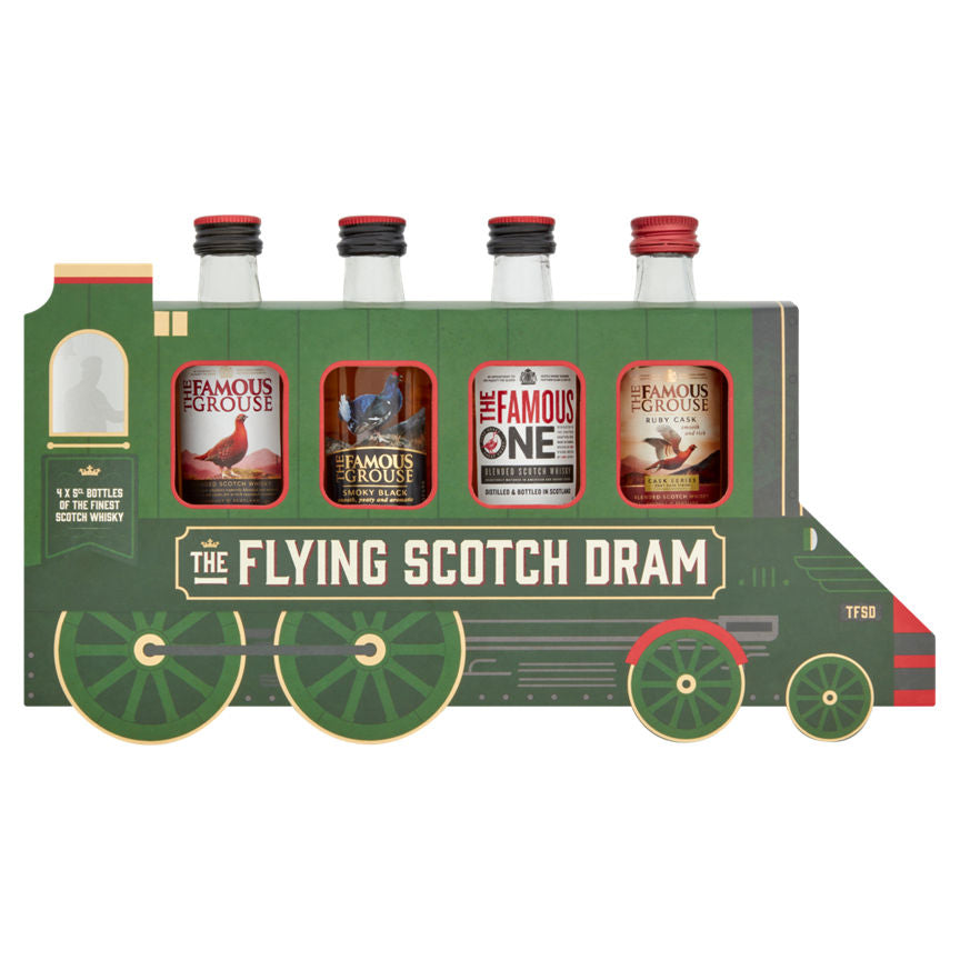 The Famous Grouse The Flying Scotch Dram 4x GOODS ASDA   