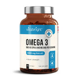 VitaBright Omega 3 fish oil supplement 2000mg 300 softgels, UK version