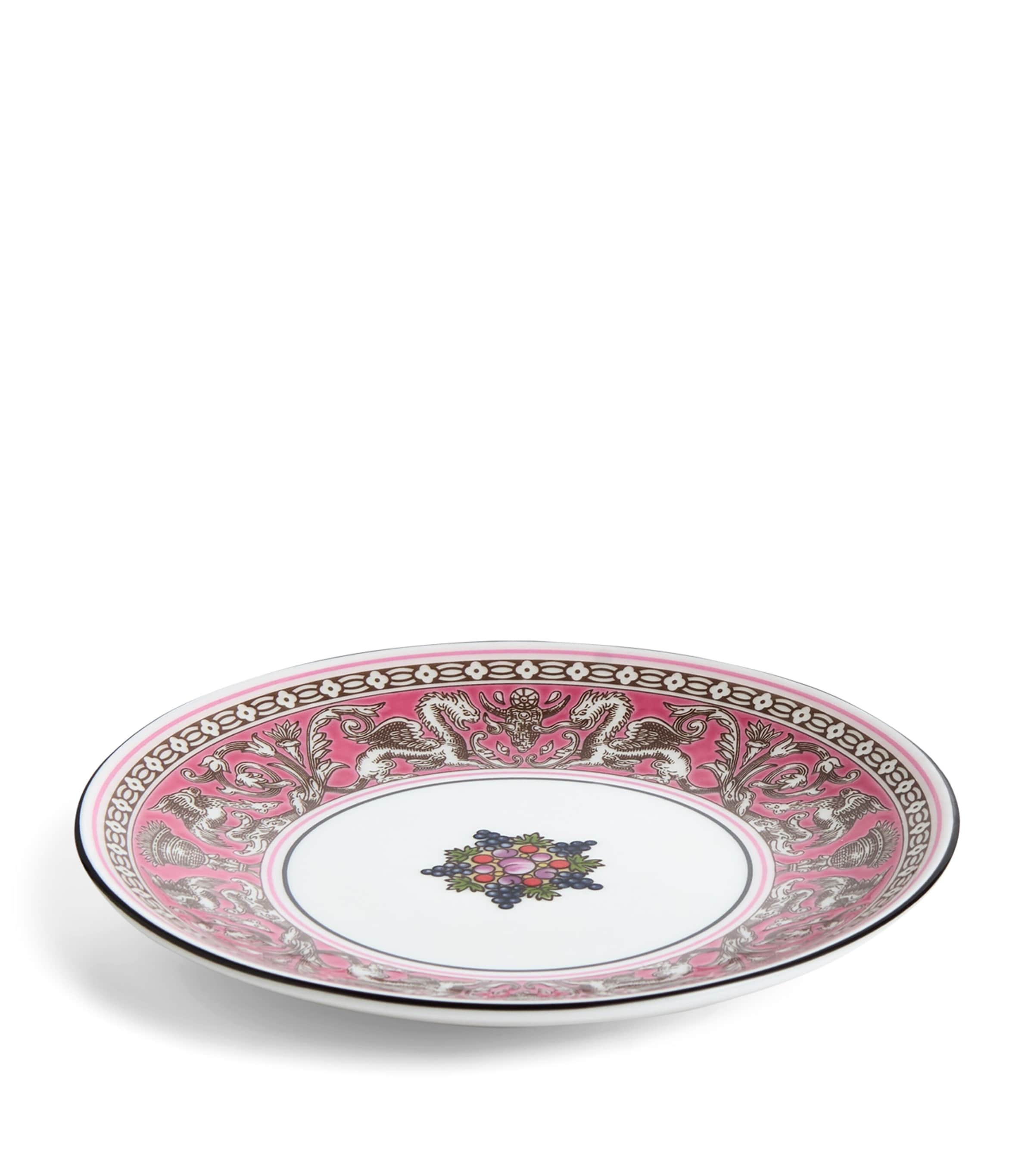 Wedgwood Florentine Fuchsia petite tray 12cm (British brand)