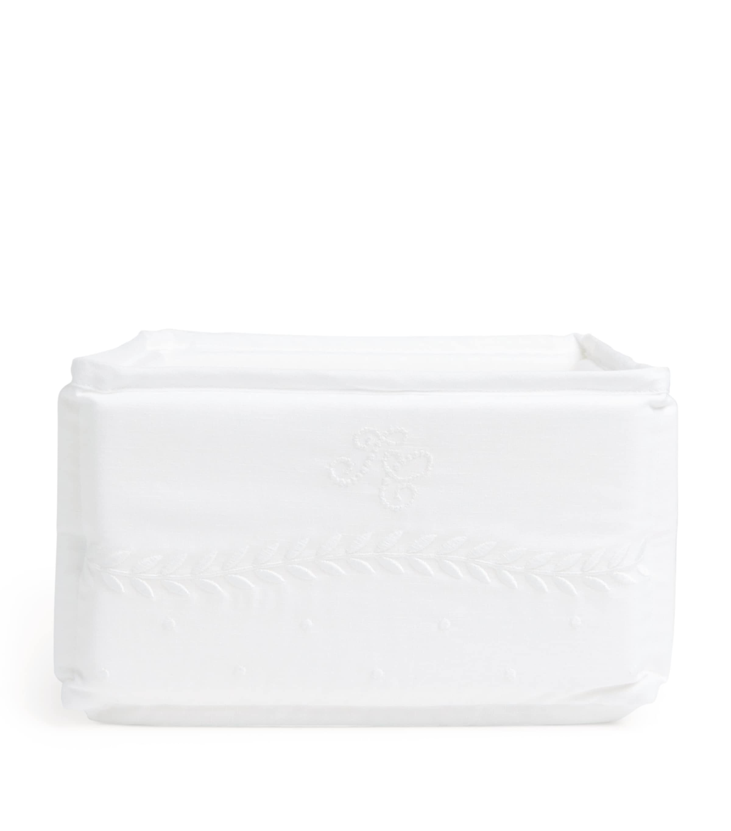 Tartine et Chocolat cotton-linen nursery basket, imported from the UK