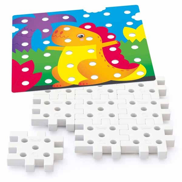 Quercetti Jumbo Peggy peg set 45 pieces, imported from the UK