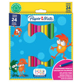 Paper Mate Children's Colouring Pencils Assorted Colours 24pk GOODS Sainsburys   