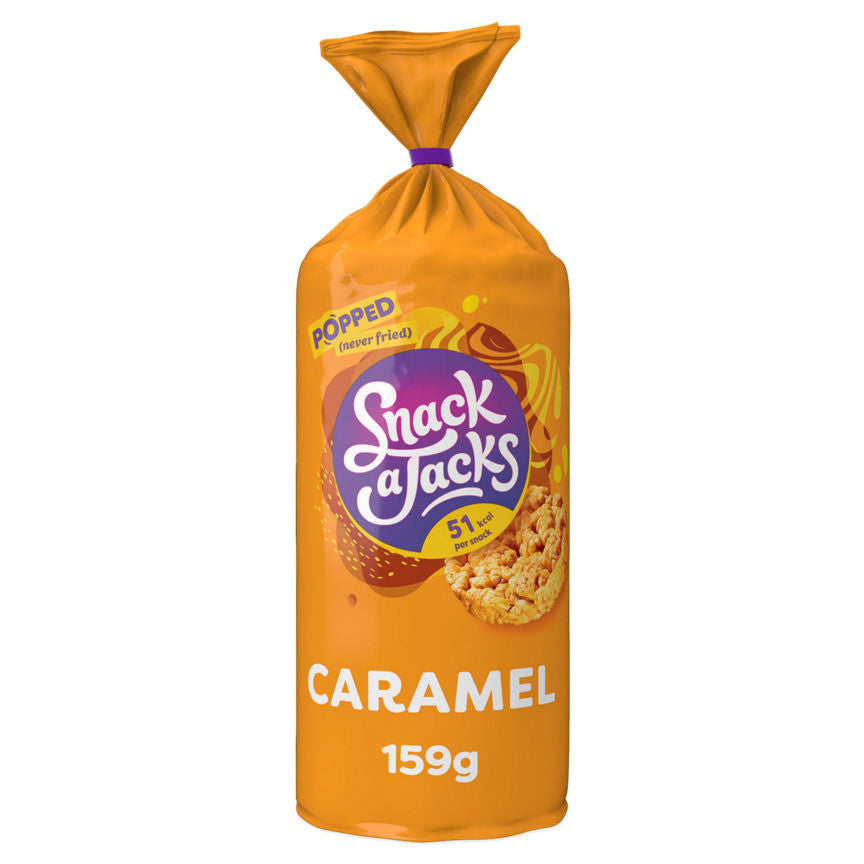 Snack A Jack Caramel Flavour Jumbo Rice Cakes