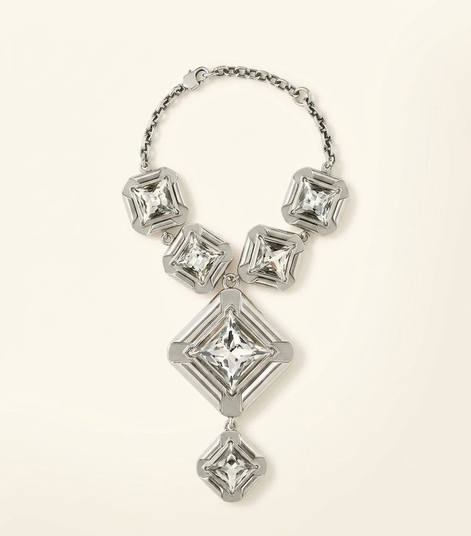 Givenchy Deconstructed Pendant Chain Bracelet