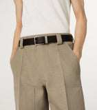 Bottega Veneta leather belt Intreccio loop 3.5cm, imported from the UK