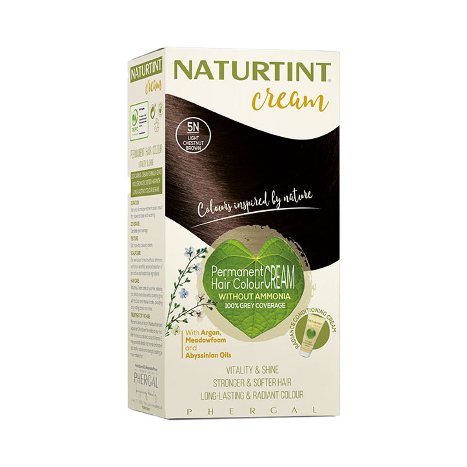 Naturtint 5N Light Chestnut Brown hair colour, imported from the UK