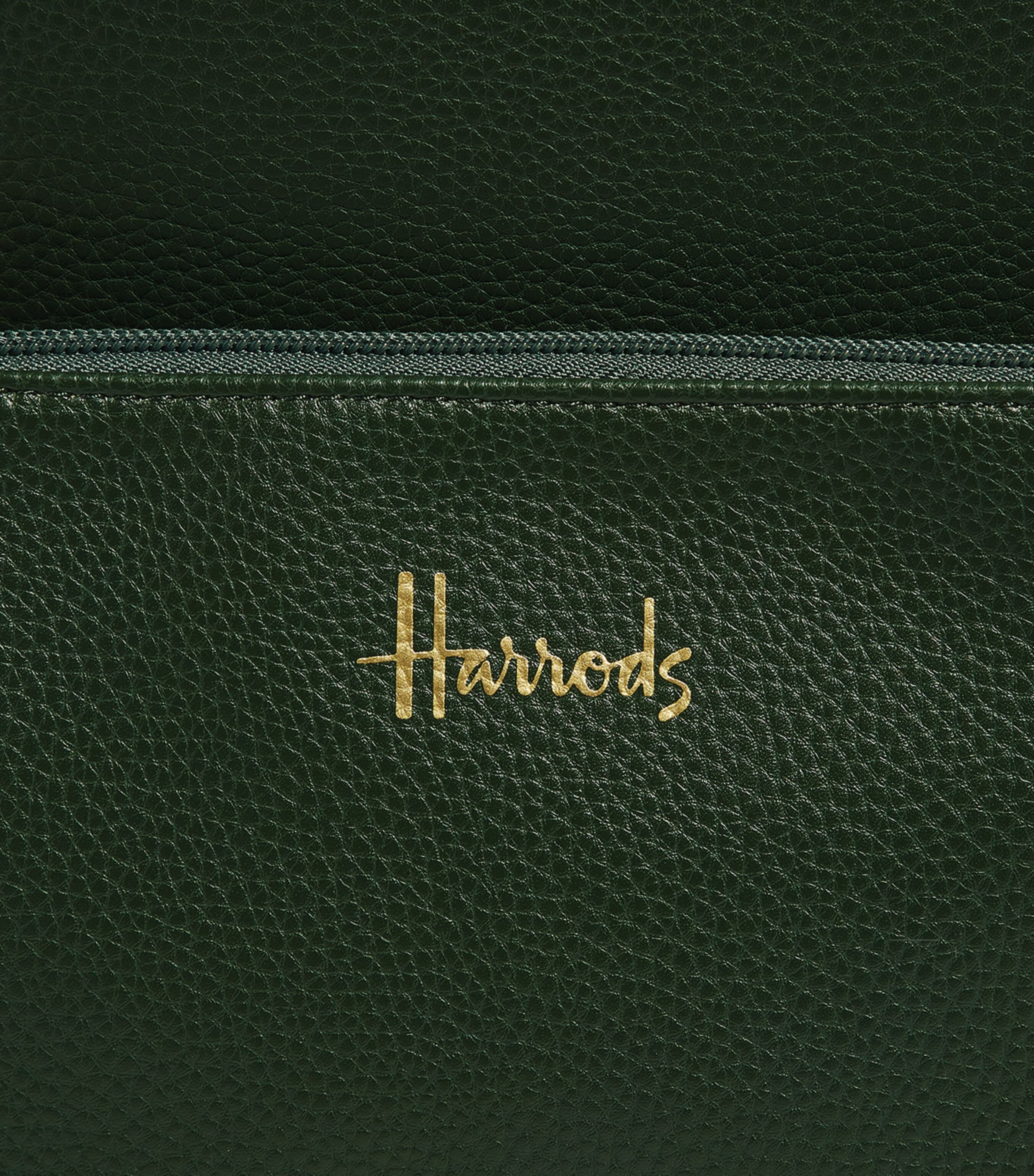 Harrods Fern tote bag pebbled polyurethane imported from the UK